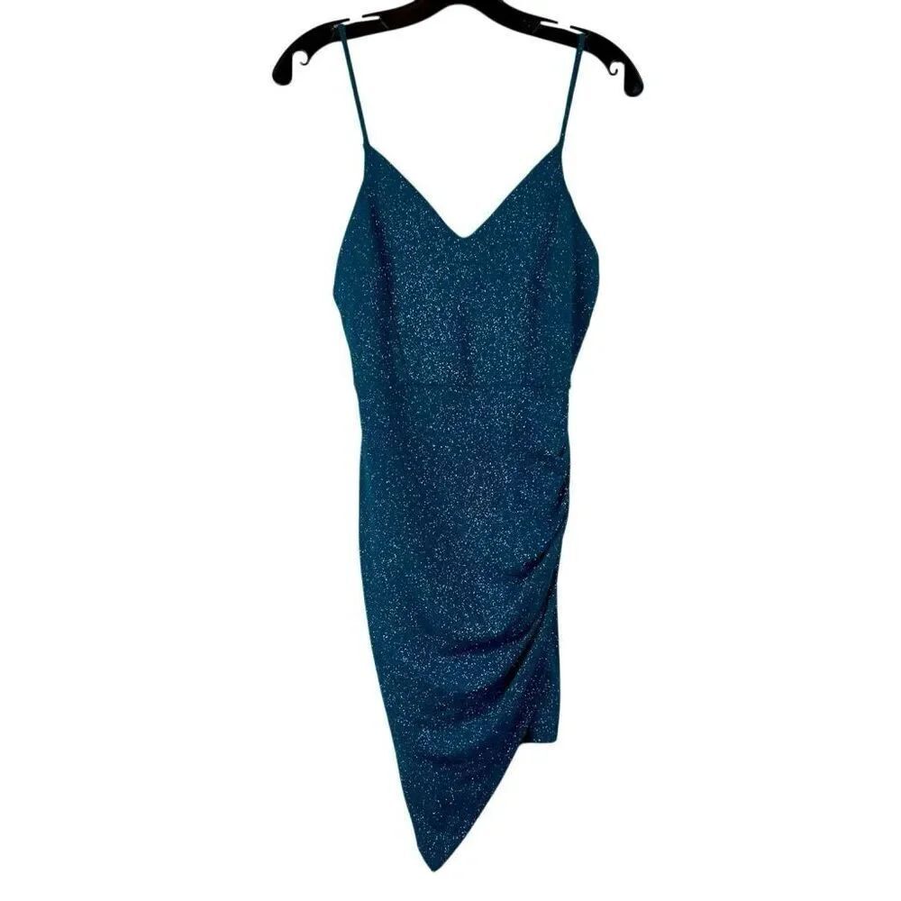 New! NWT Windsor Glimmer Girl Glitter Knit Mini Dress Medium